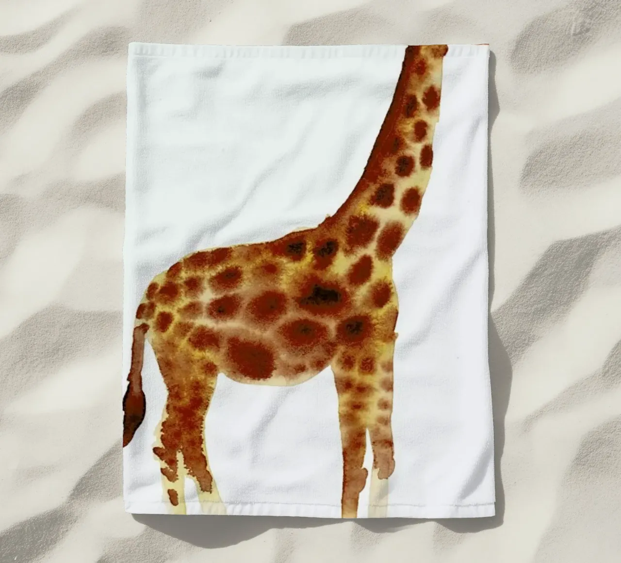 Giraffe telo mare da Farina Kuklinski