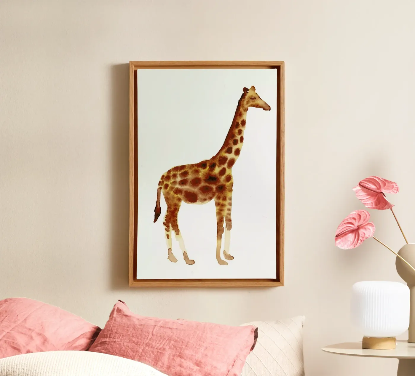 Giraffe tela da Farina Kuklinski