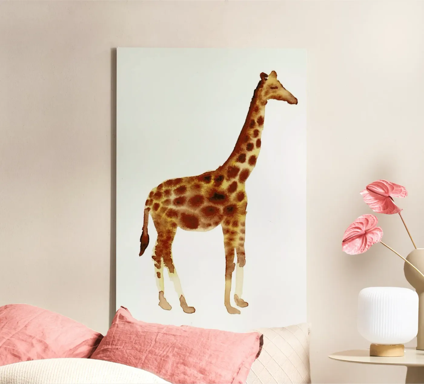 Giraffe tela da Farina Kuklinski