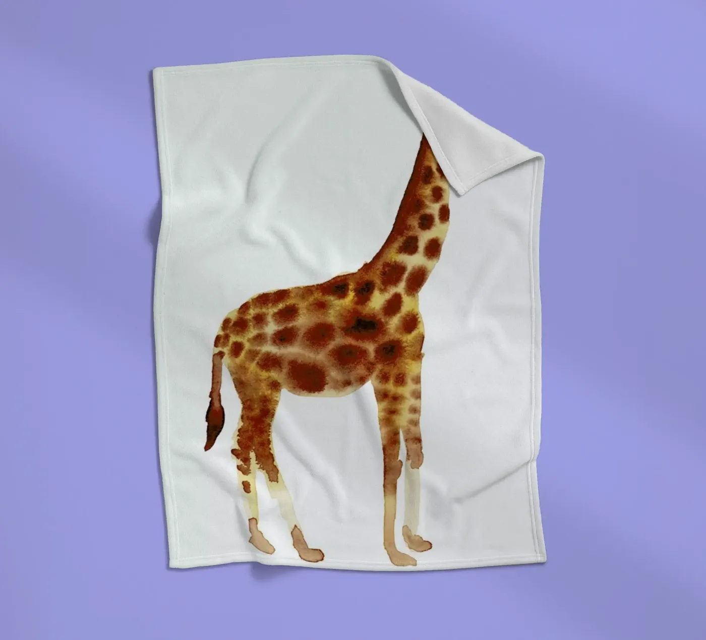 Giraffe Fleecedecke von Farina Kuklinski
