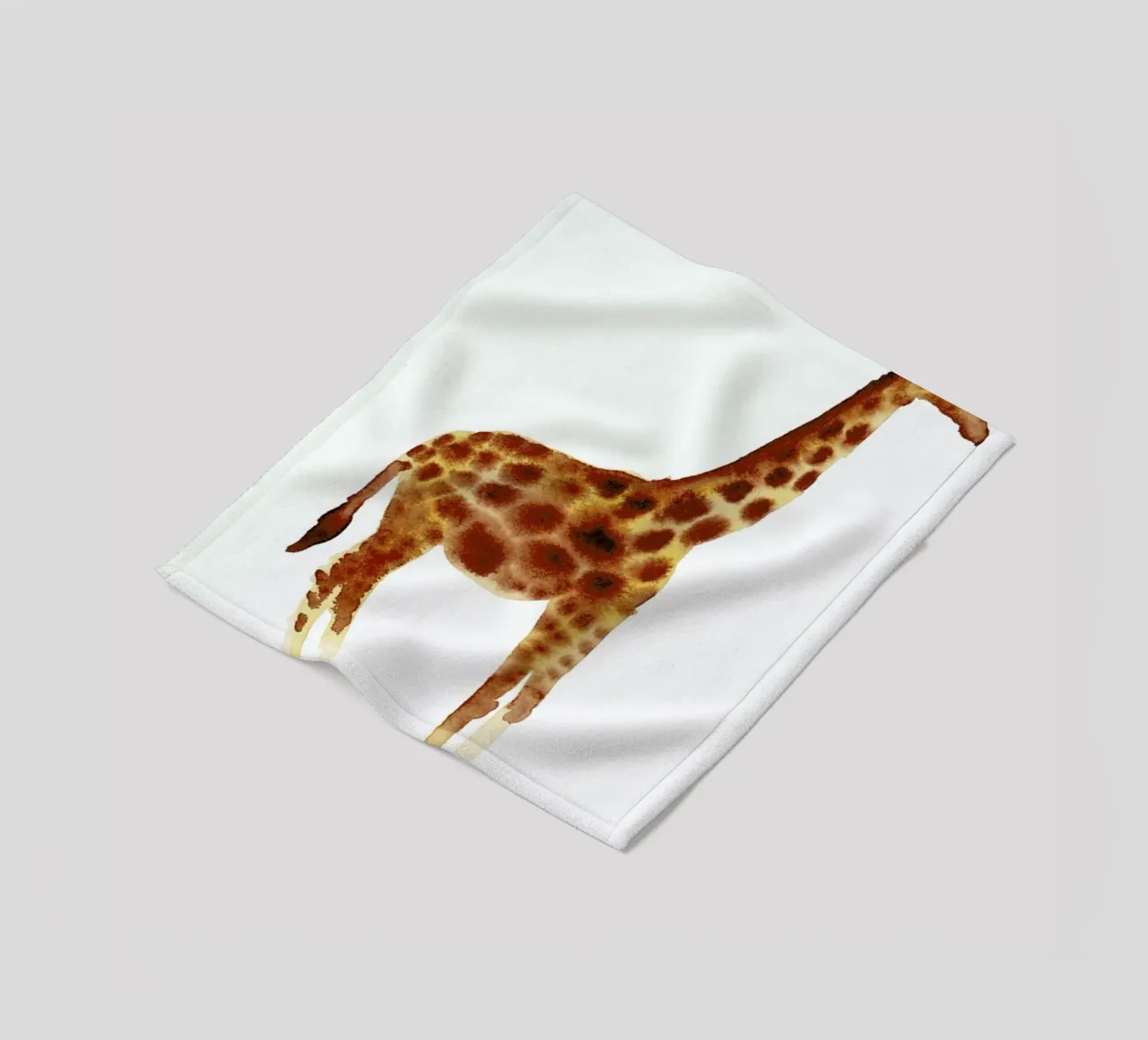 Giraffe Fleecedecke von Farina Kuklinski