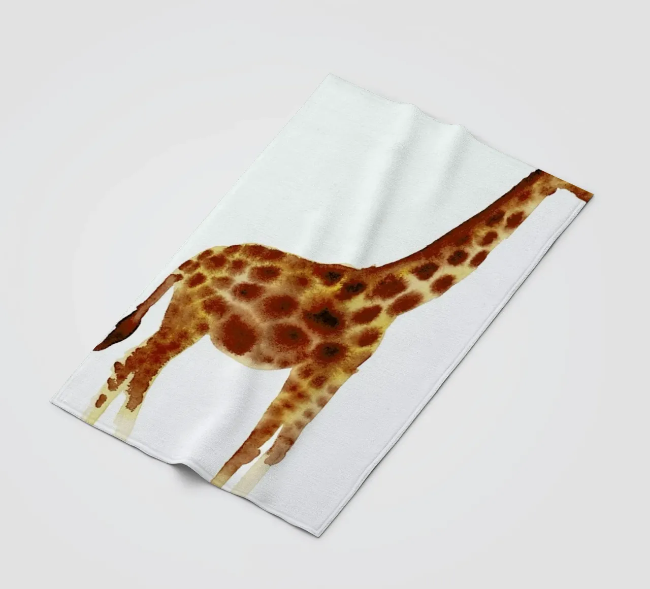 Giraffe Fleecedecke von Farina Kuklinski