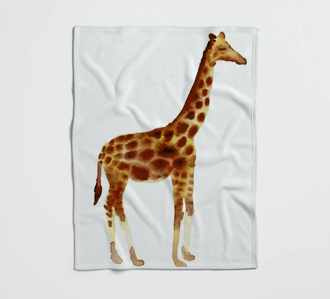Giraffe Fleecedecke von Farina Kuklinski