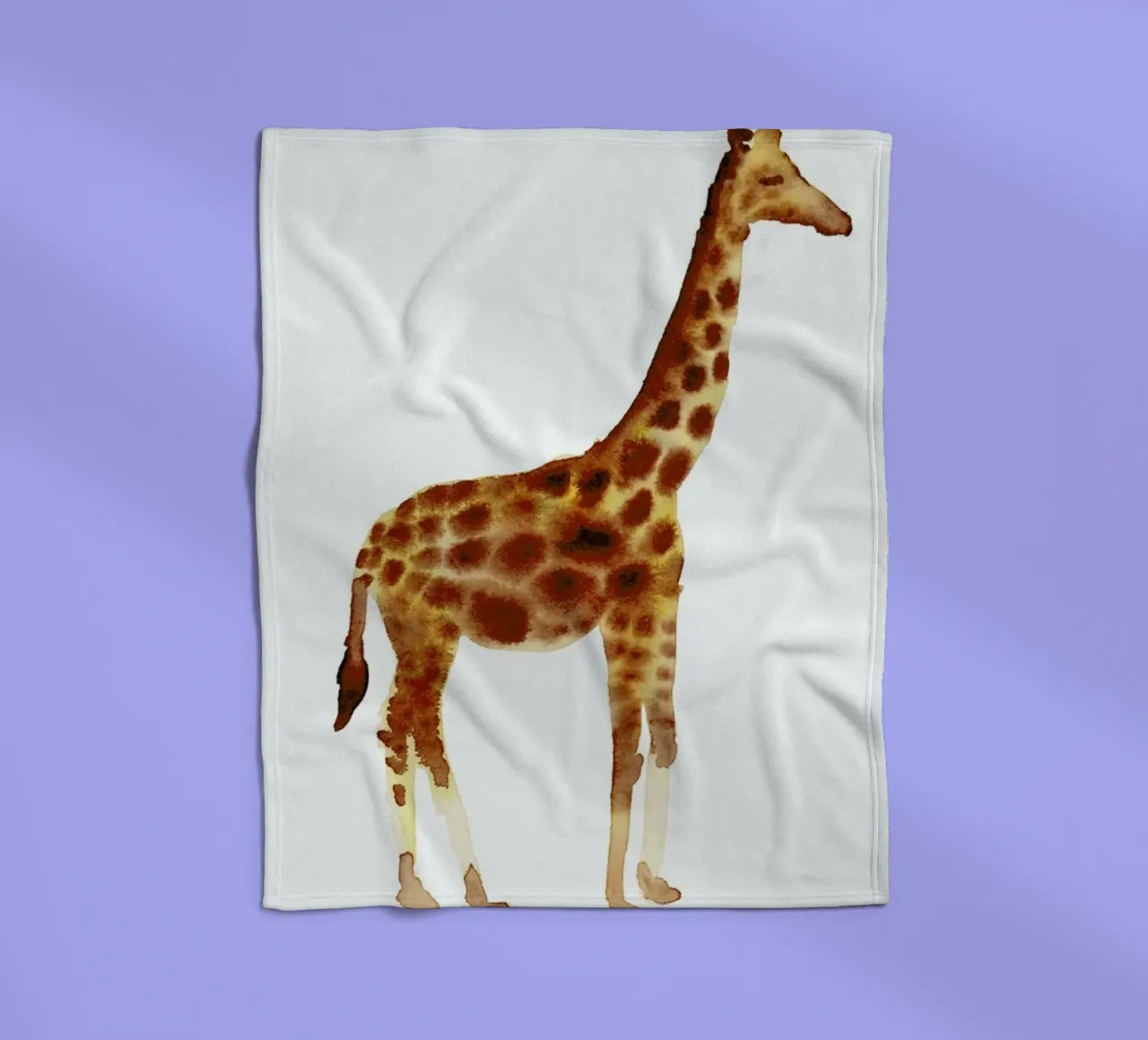 Giraffe Fleecedecke von Farina Kuklinski