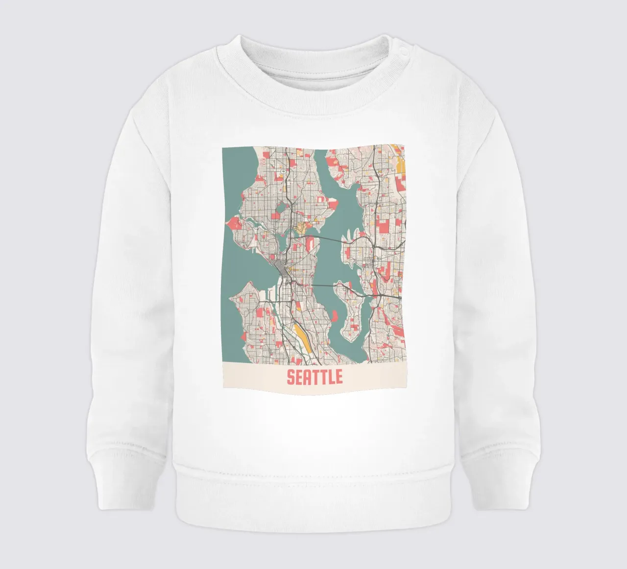 SEATTLE felpa neonato da Travelstudio