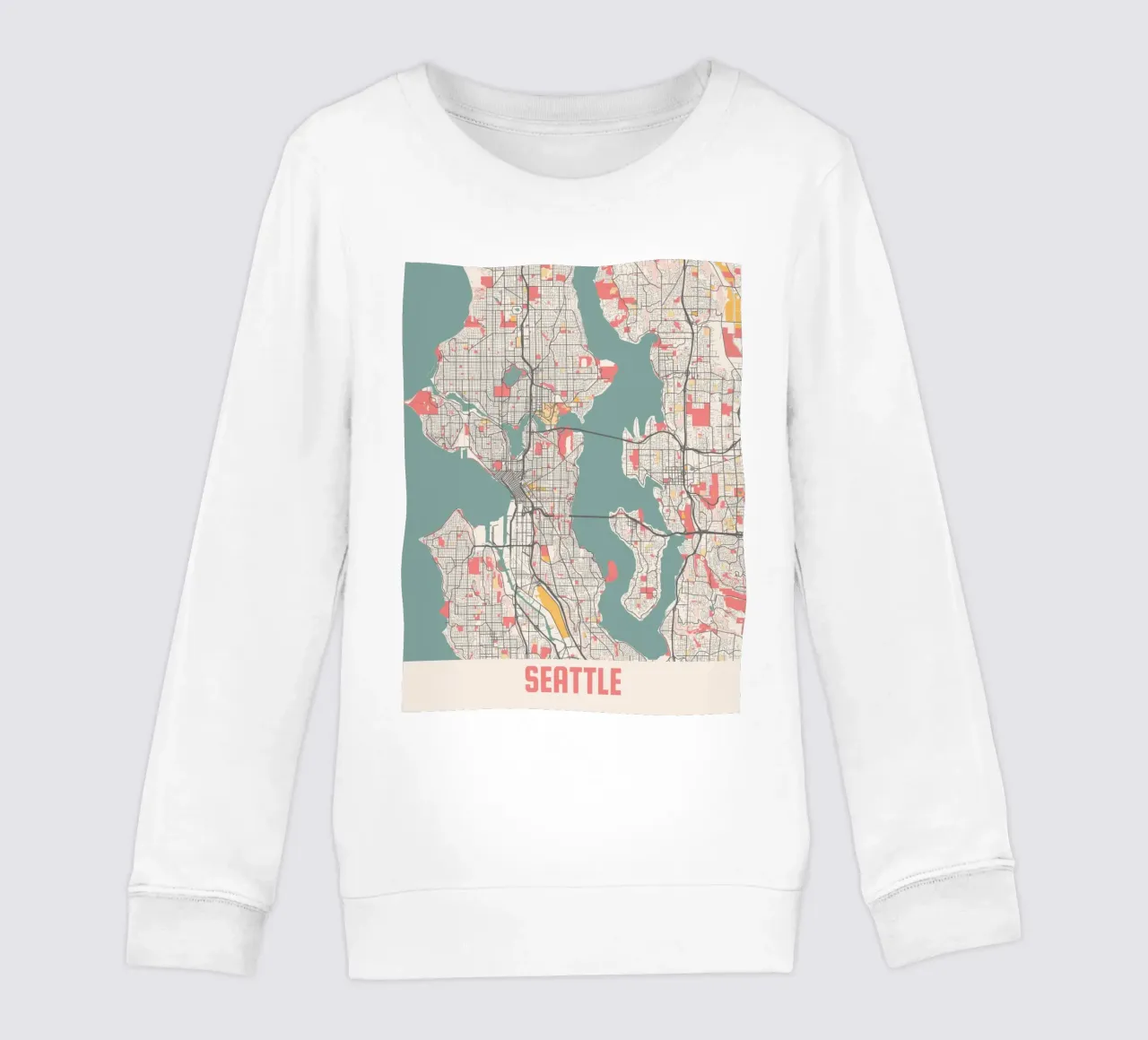 SEATTLE kids sweatshirt by Travelstudio