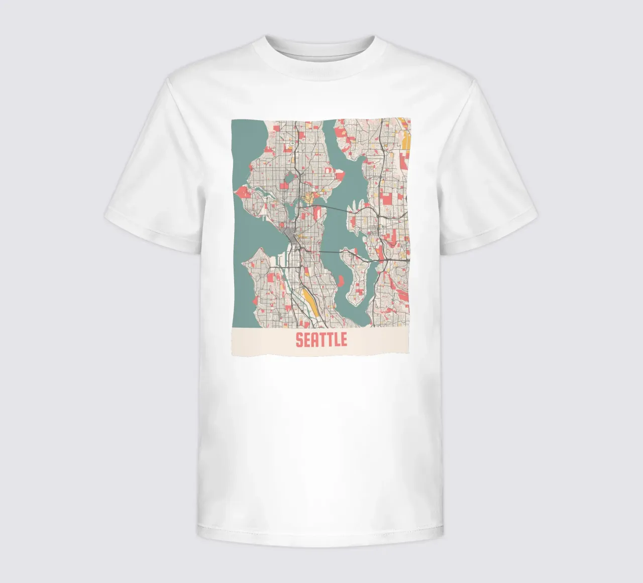 SEATTLE kids t-shirt by Travelstudio