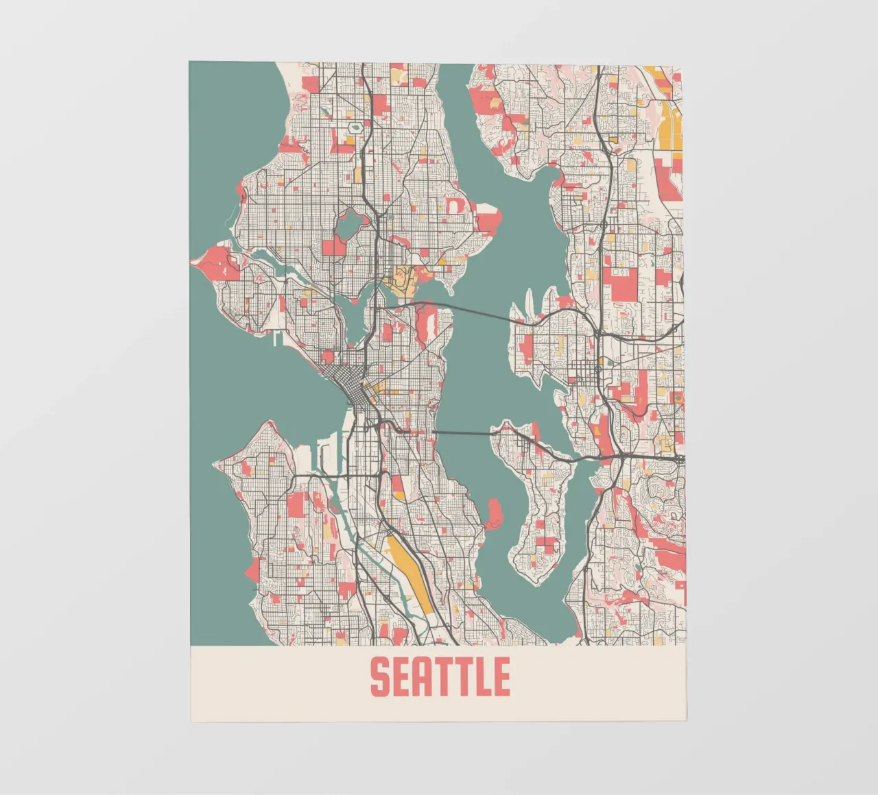 SEATTLE backlit film by Travelstudio