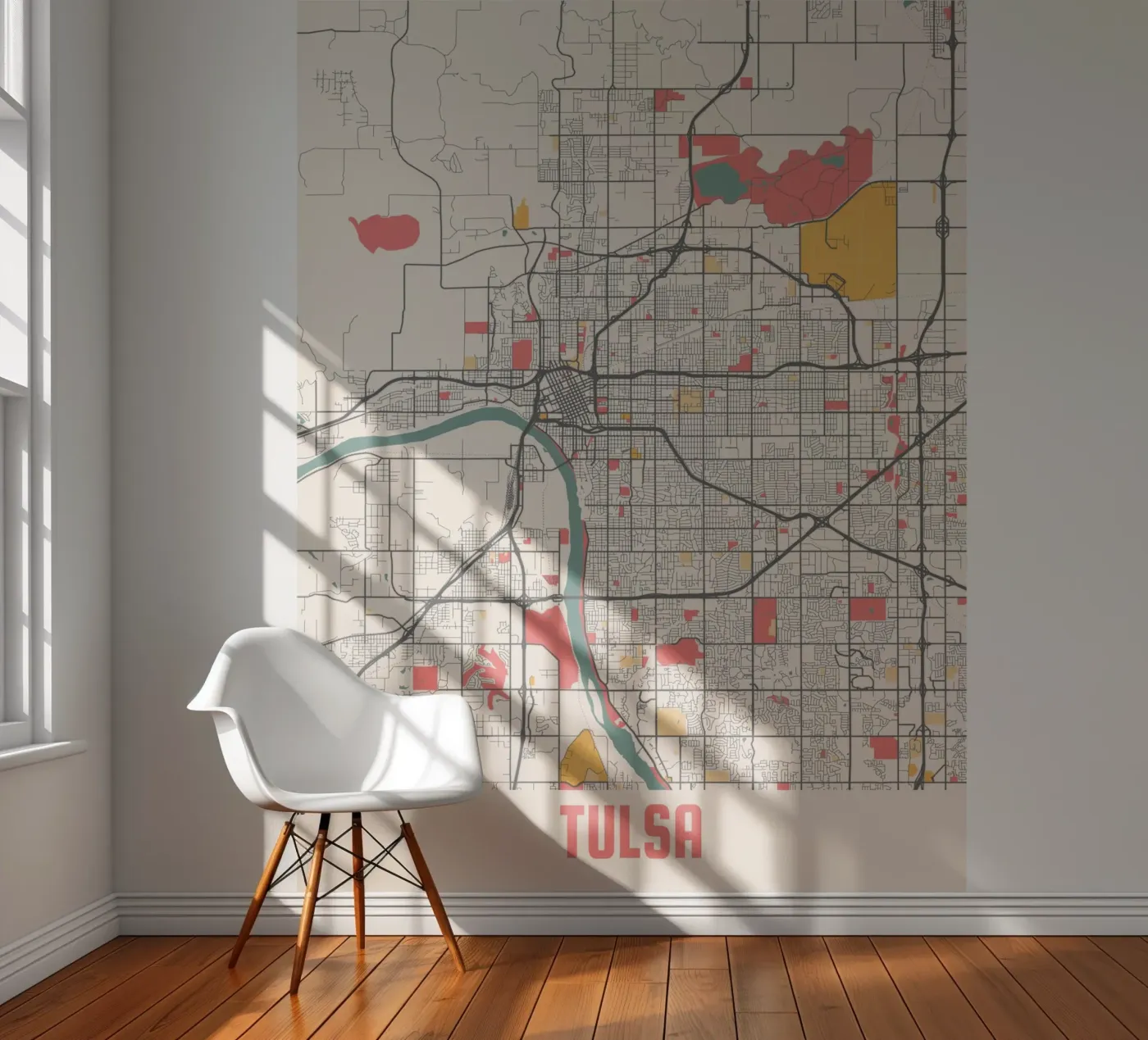 TULSA fotobehang van Travelstudio