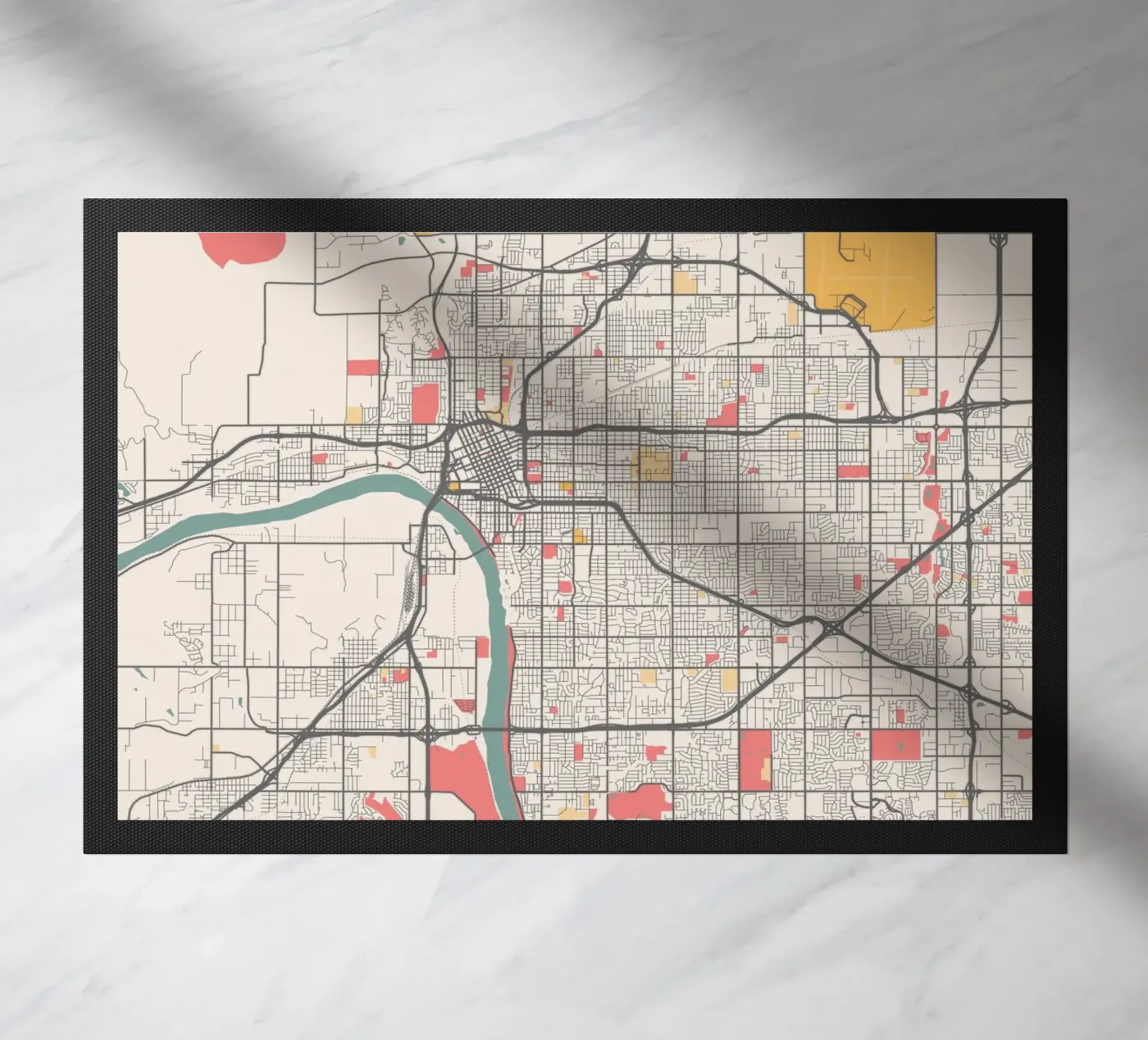 TULSA Fußmatte von Travelstudio