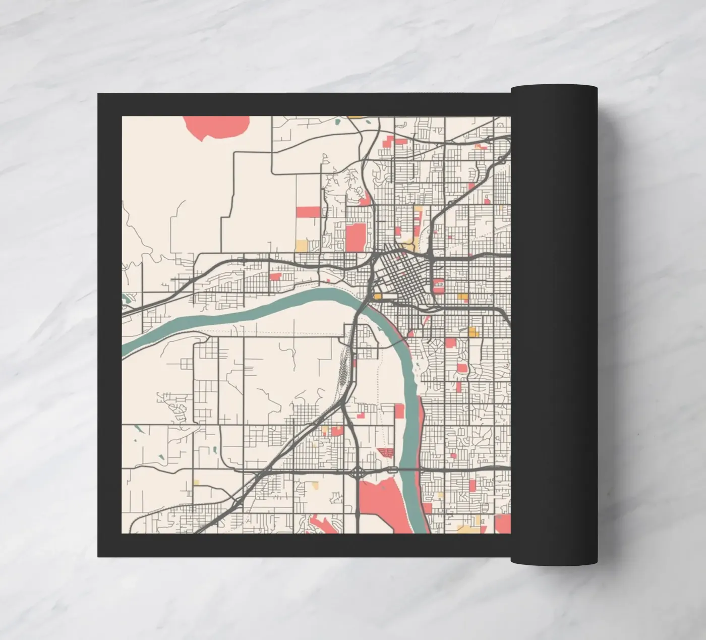 TULSA Fußmatte von Travelstudio