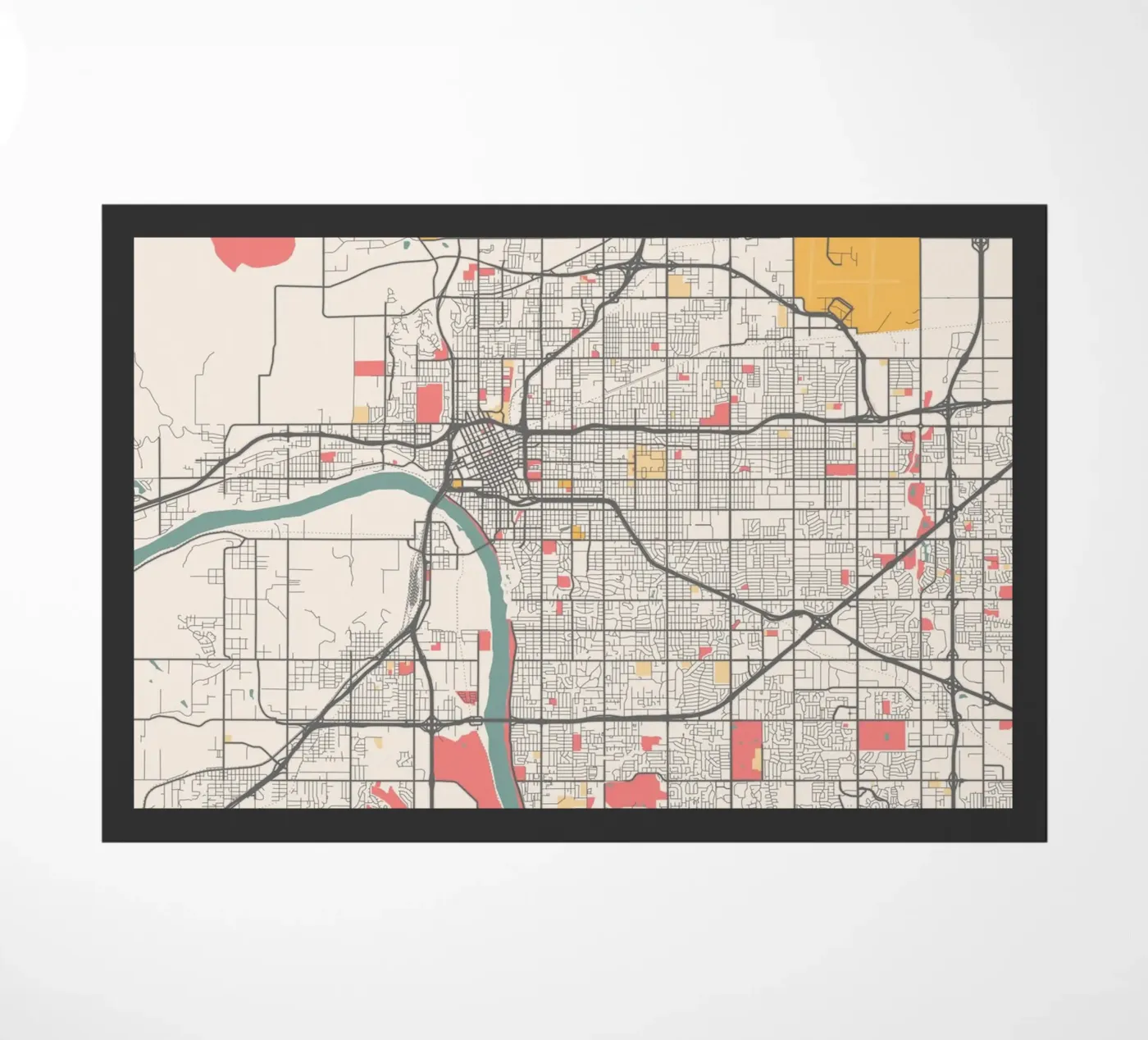 TULSA doormat by Travelstudio