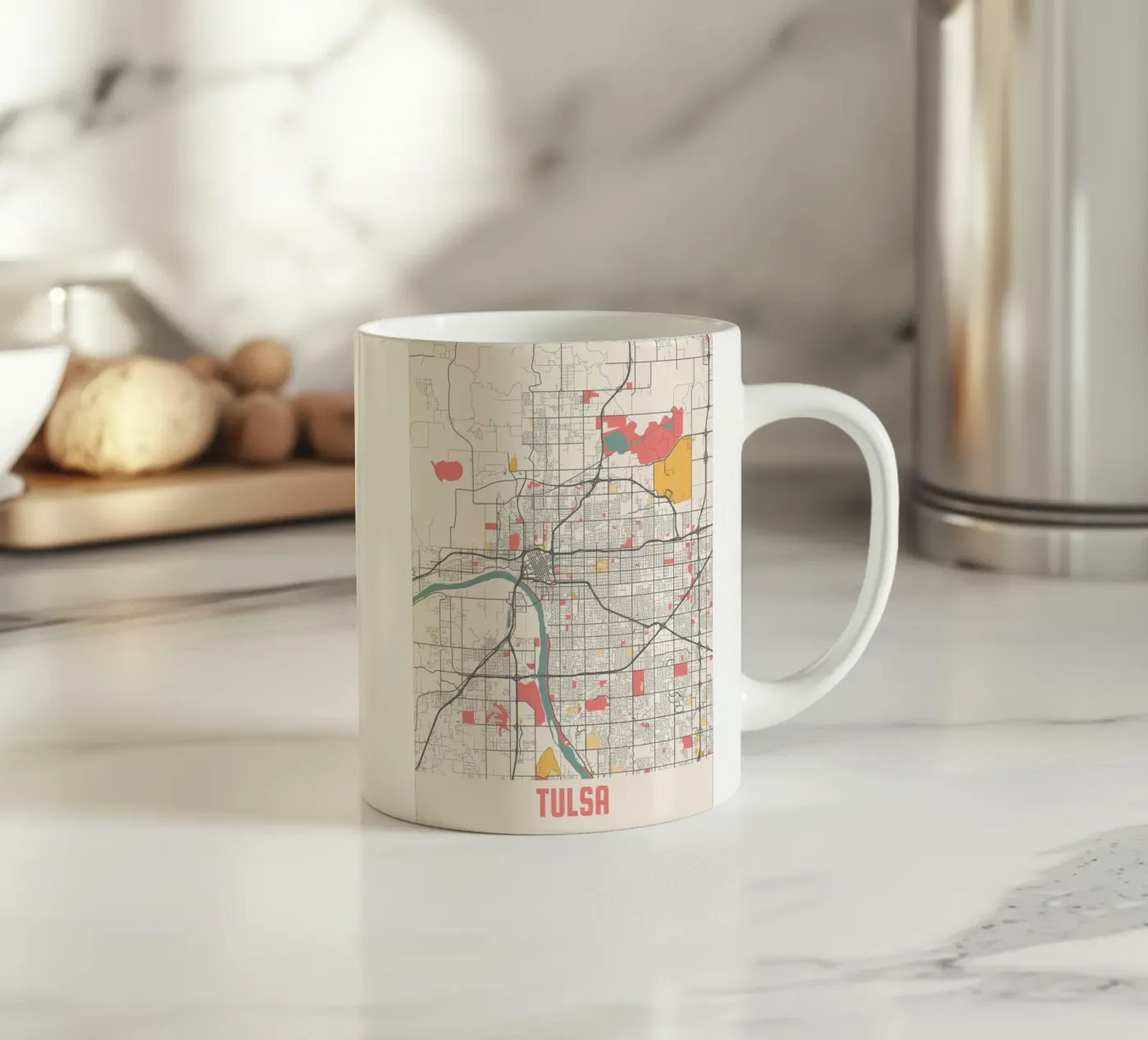 TULSA ceramic mug by Travelstudio
