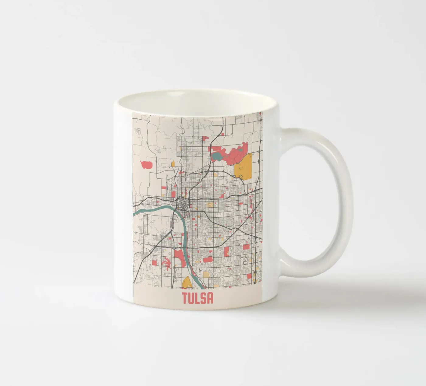 TULSA ceramic mug by Travelstudio