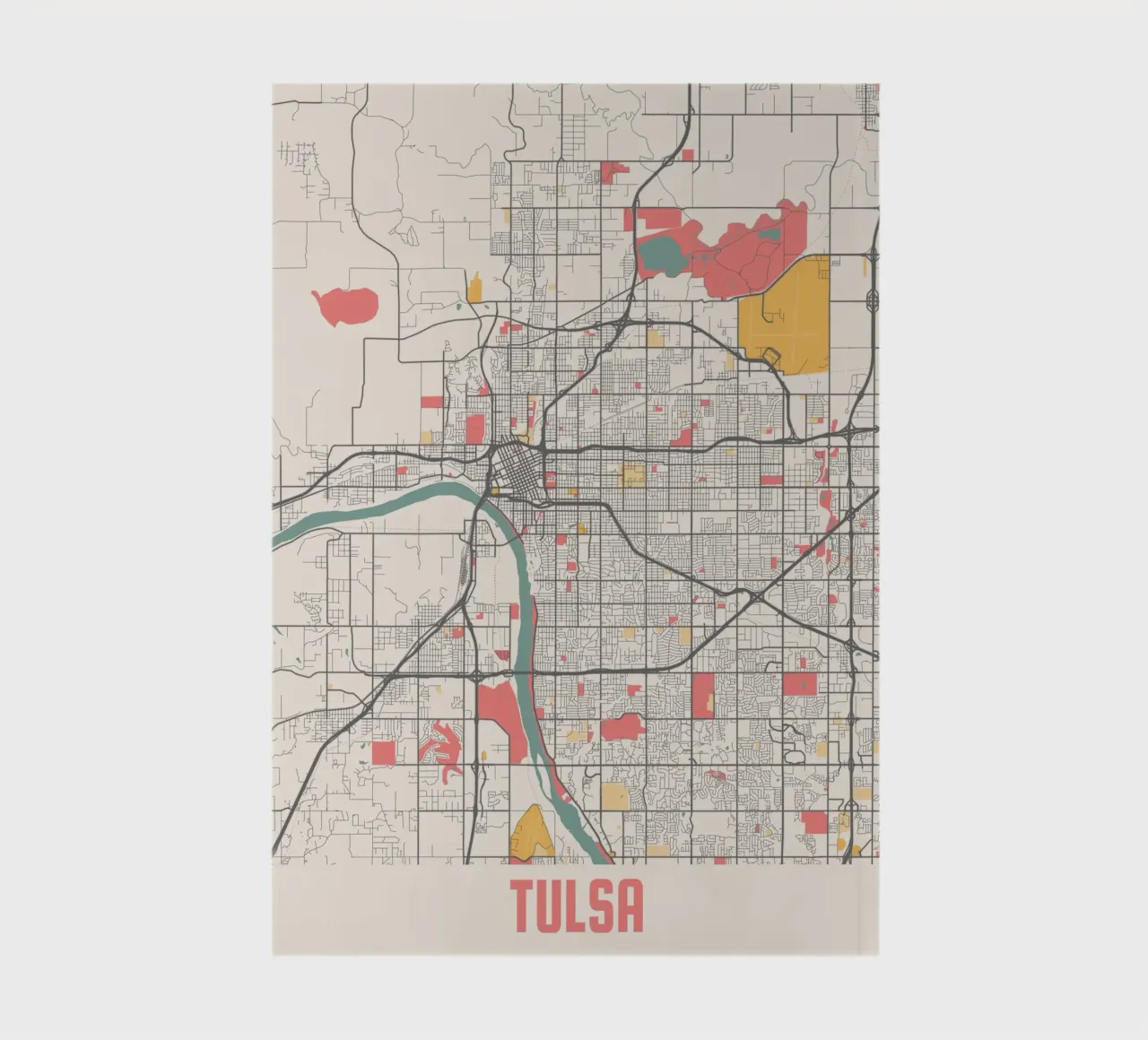 TULSA notebook by Travelstudio
