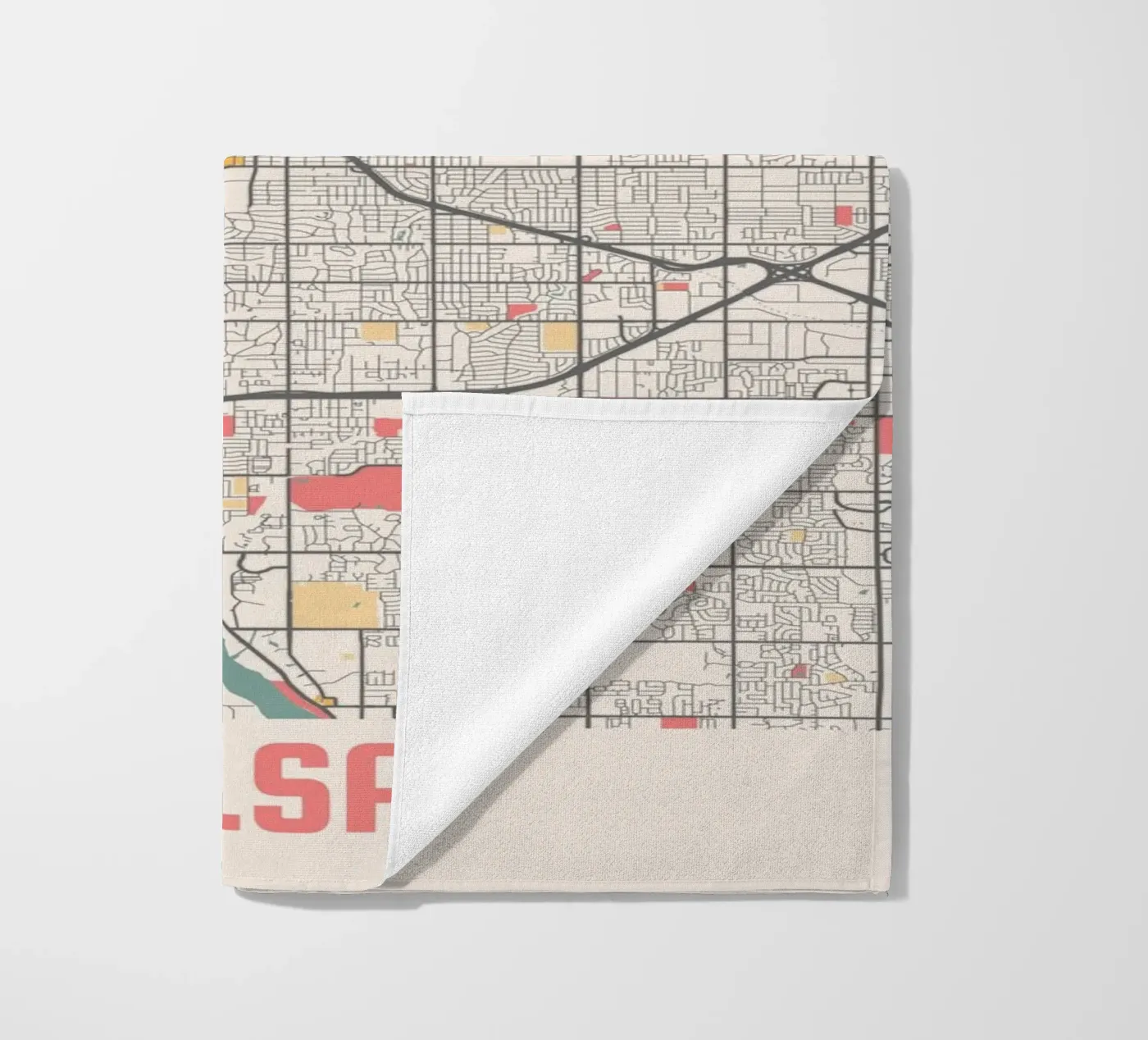 TULSA beach towel by Travelstudio