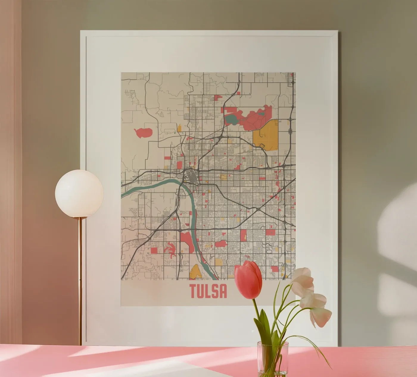 TULSA poster by Travelstudio