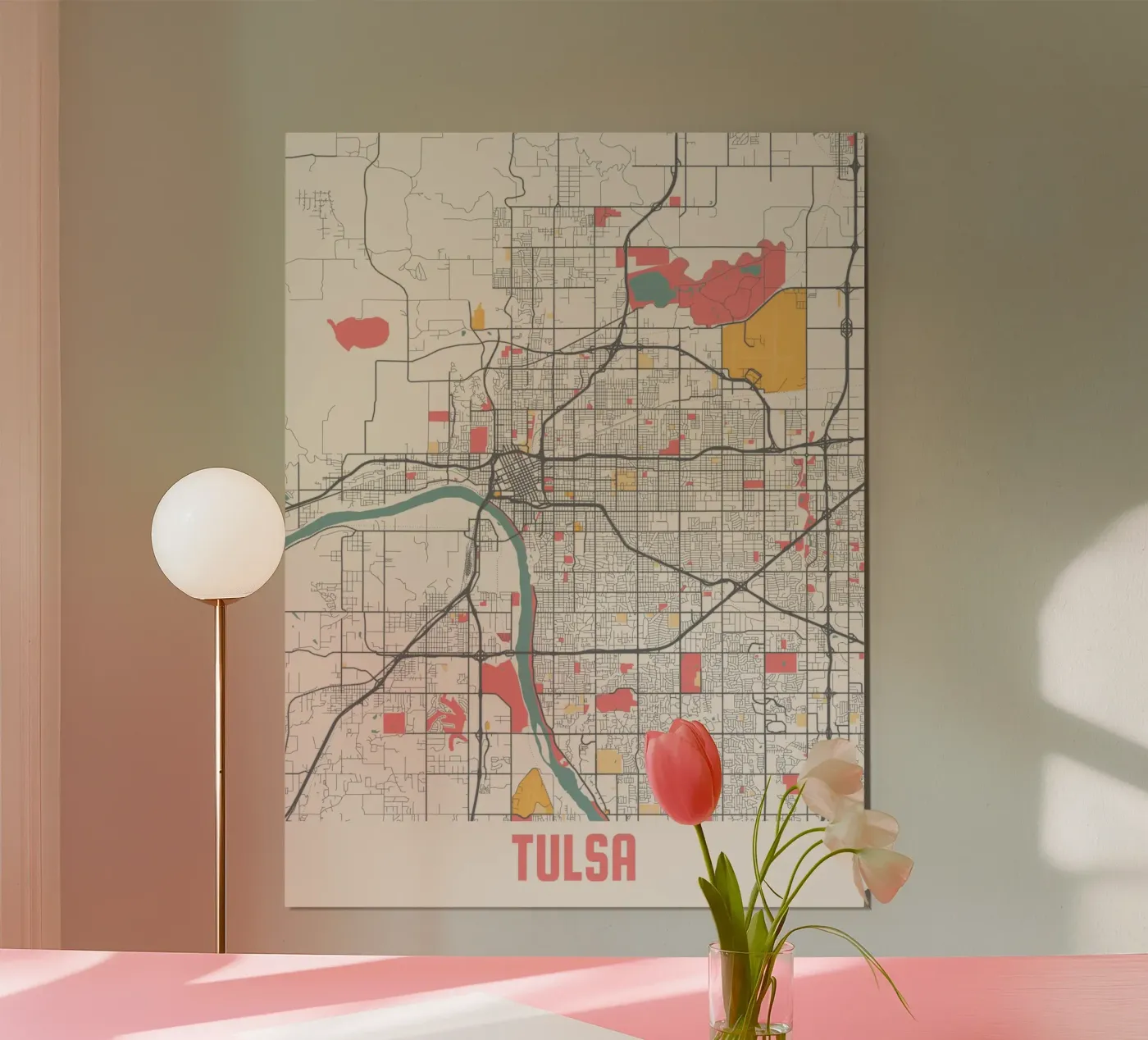 TULSA poster by Travelstudio