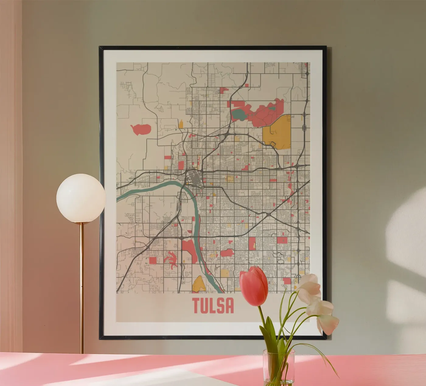 TULSA poster by Travelstudio