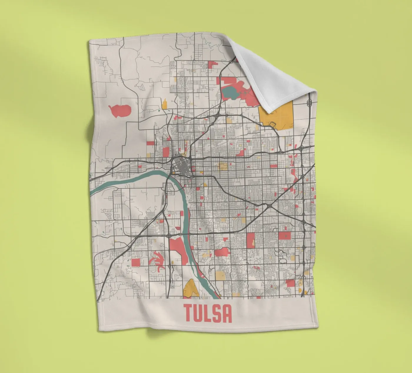 TULSA Fleecedecke von Travelstudio