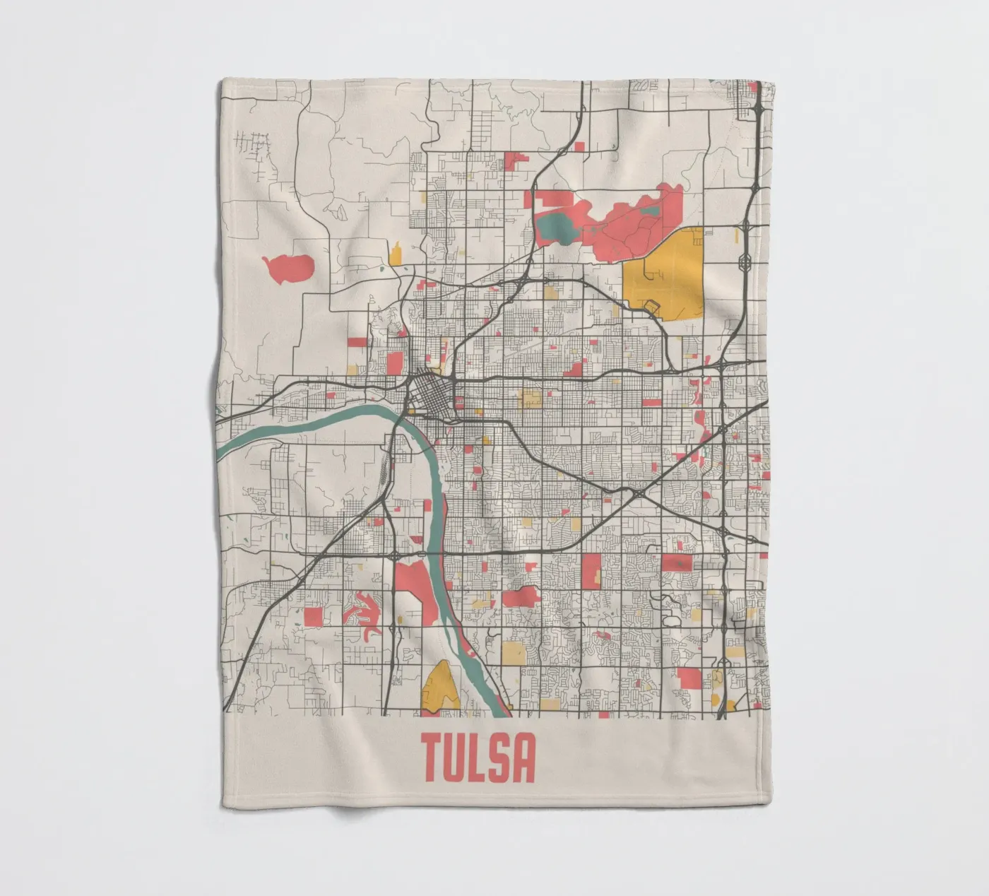 TULSA Fleecedecke von Travelstudio