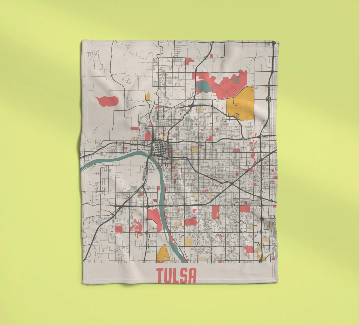 TULSA Fleecedecke von Travelstudio