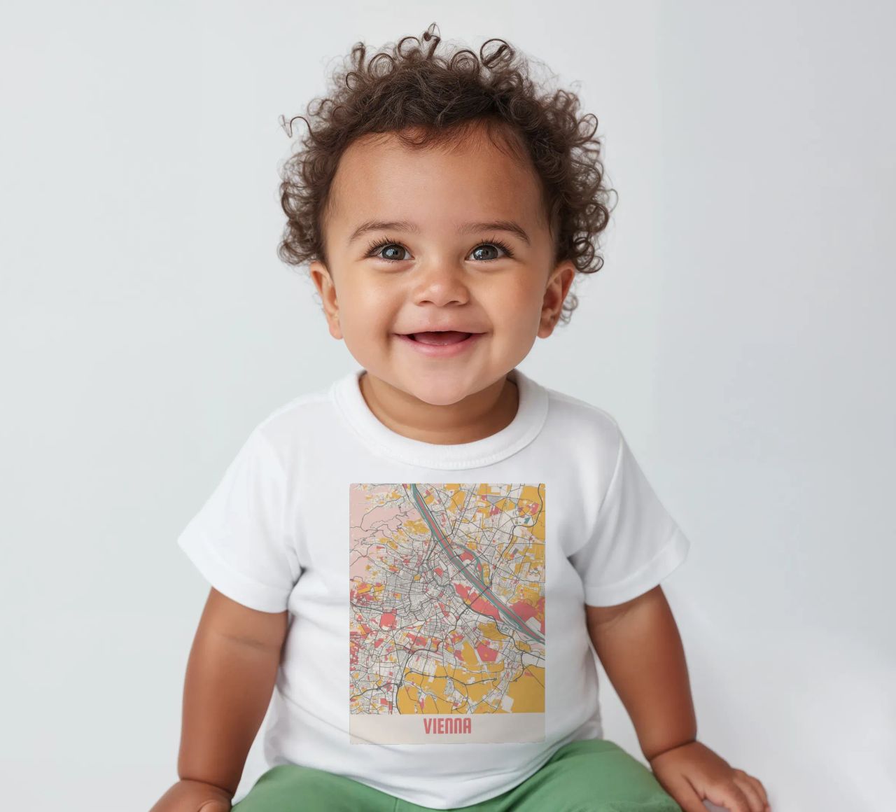 VIENNA Baby T-Shirt von Travelstudio