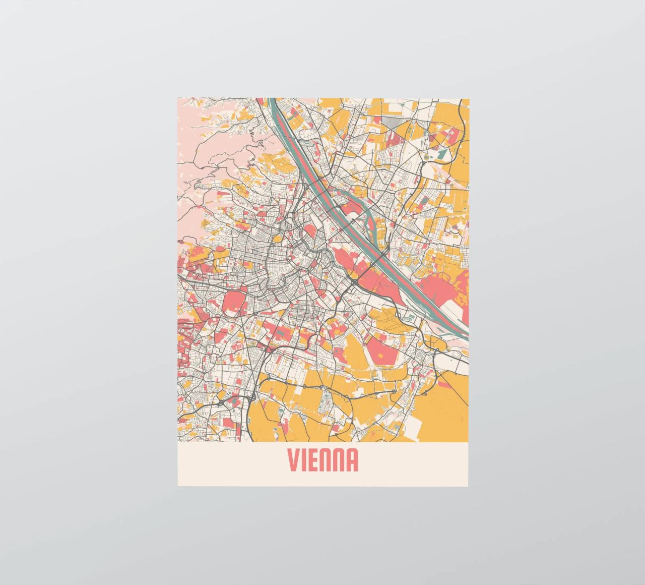 VIENNA Sticker von Travelstudio