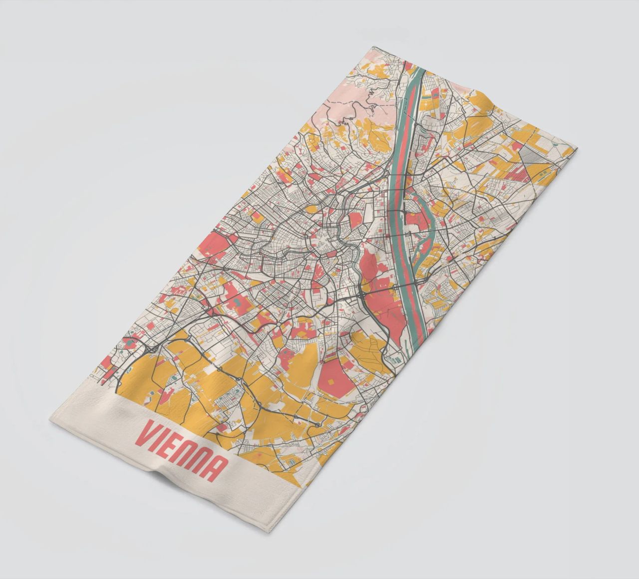 VIENNA Strandtuch von Travelstudio
