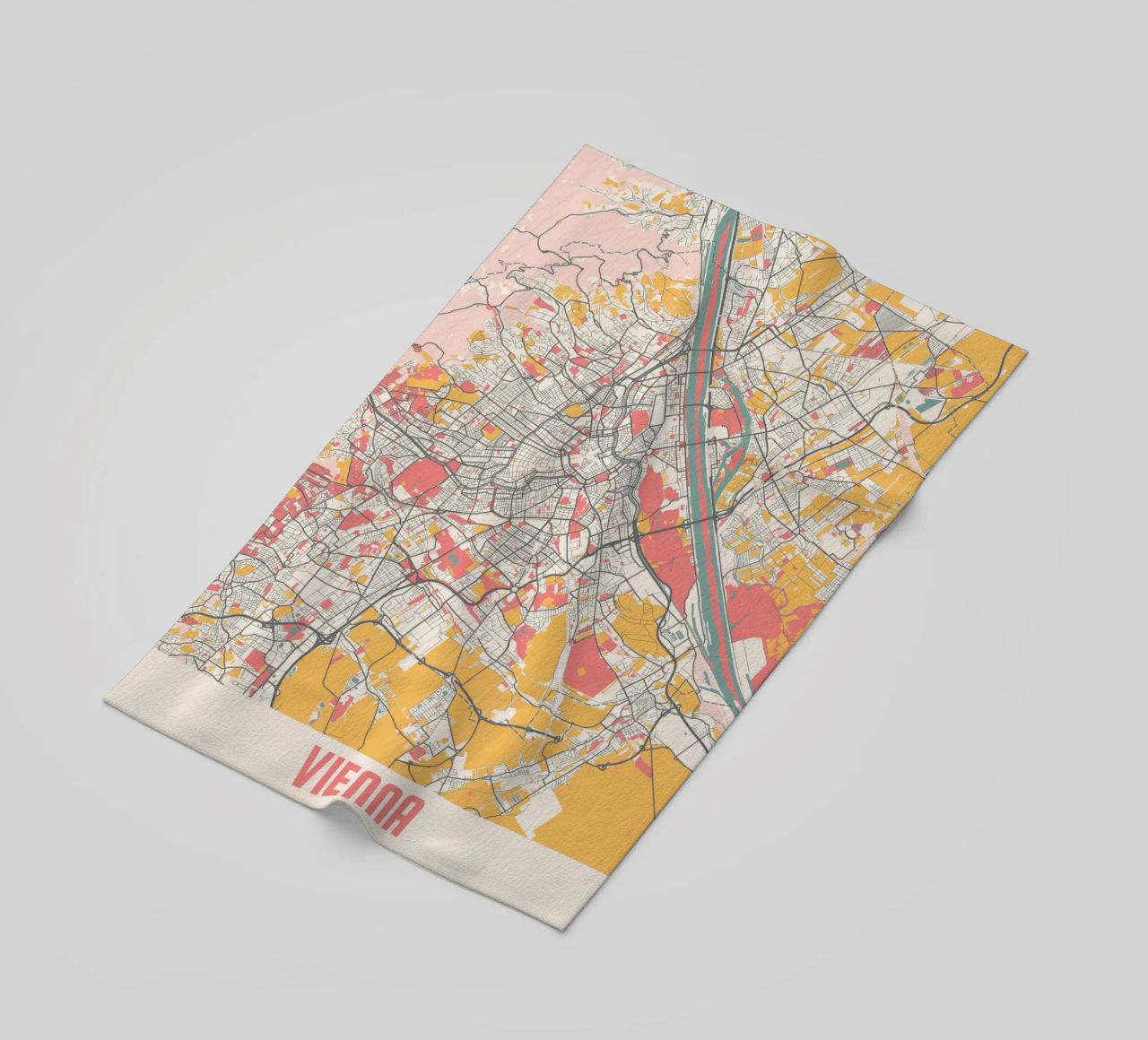 VIENNA Strandtuch von Travelstudio