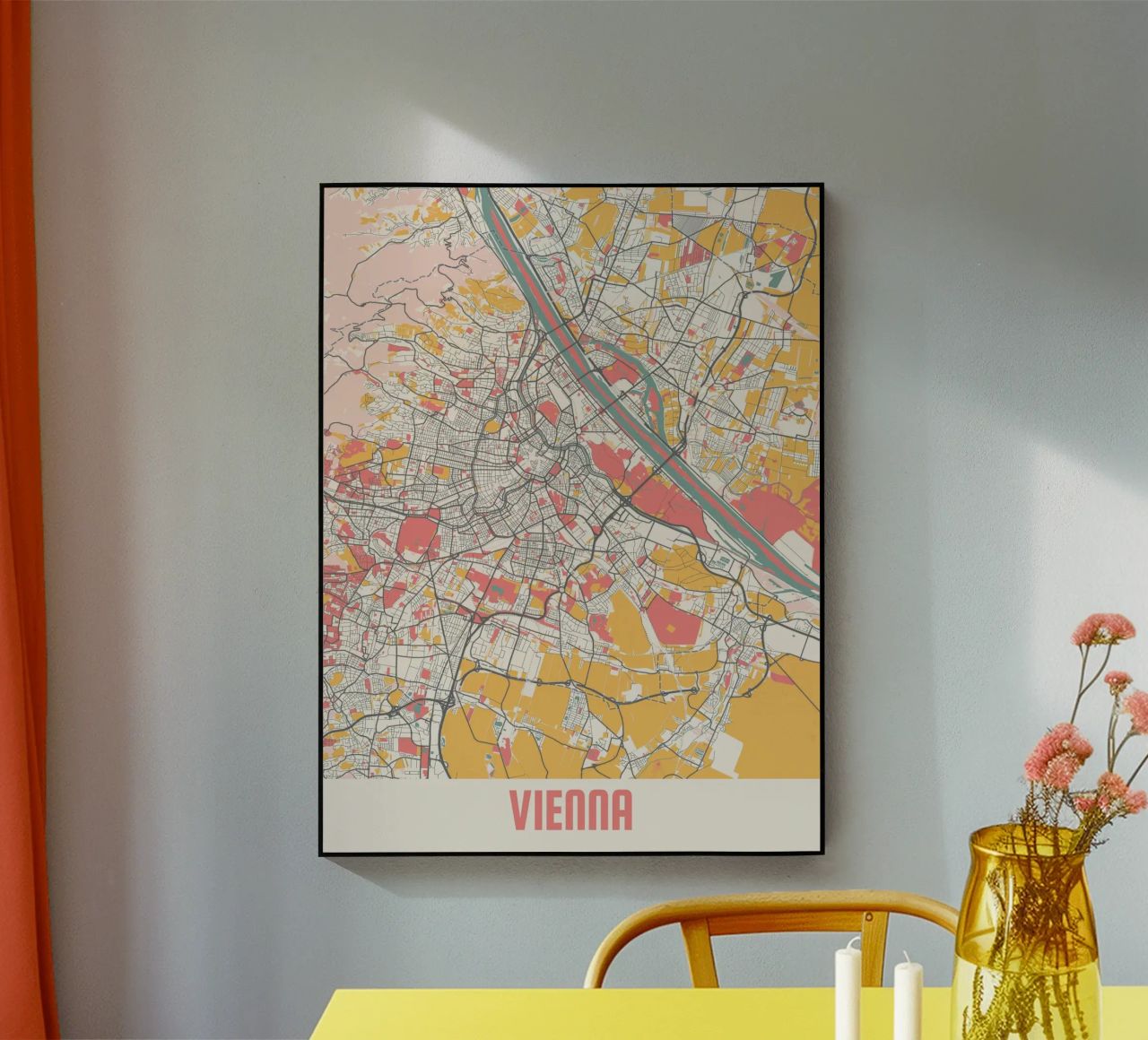 VIENNA Acryl-Glas von Travelstudio