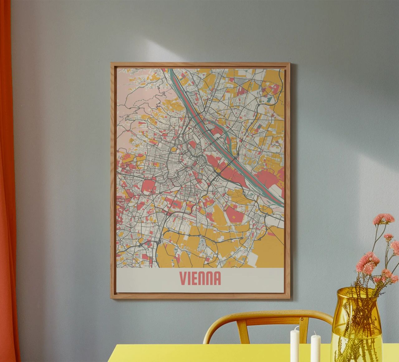 VIENNA Alu-Dibond von Travelstudio