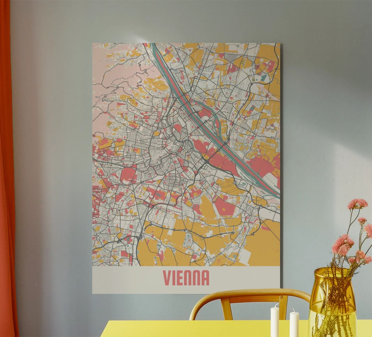 VIENNA Alu-Dibond von Travelstudio