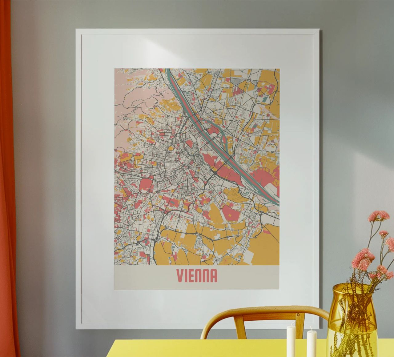 VIENNA Poster von Travelstudio