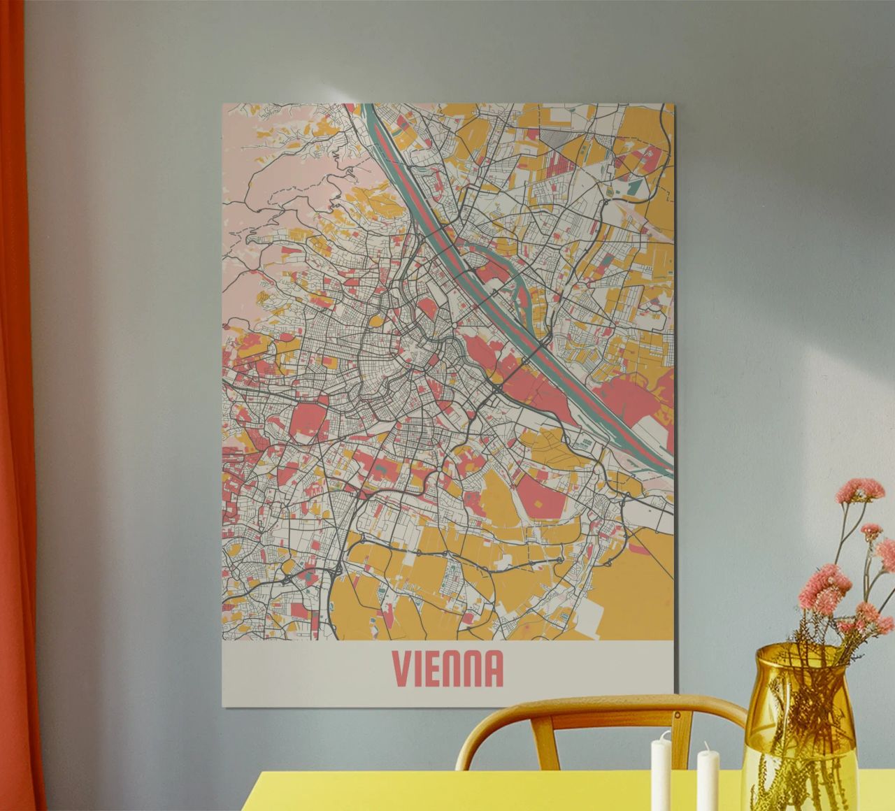 VIENNA Poster von Travelstudio