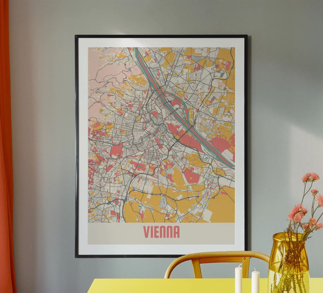 VIENNA Poster von Travelstudio