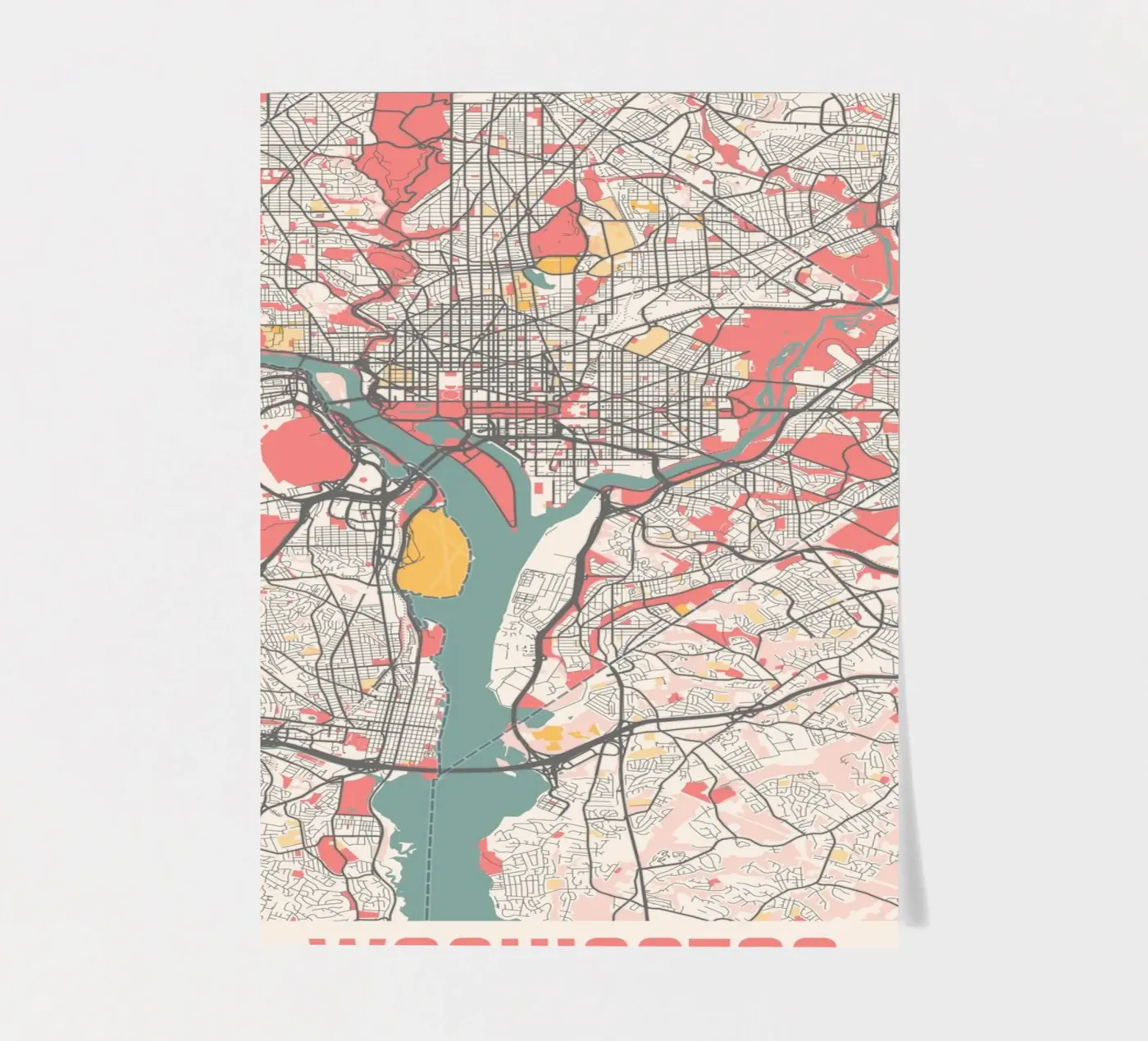 WASHINGTON sticker sheet by Travelstudio