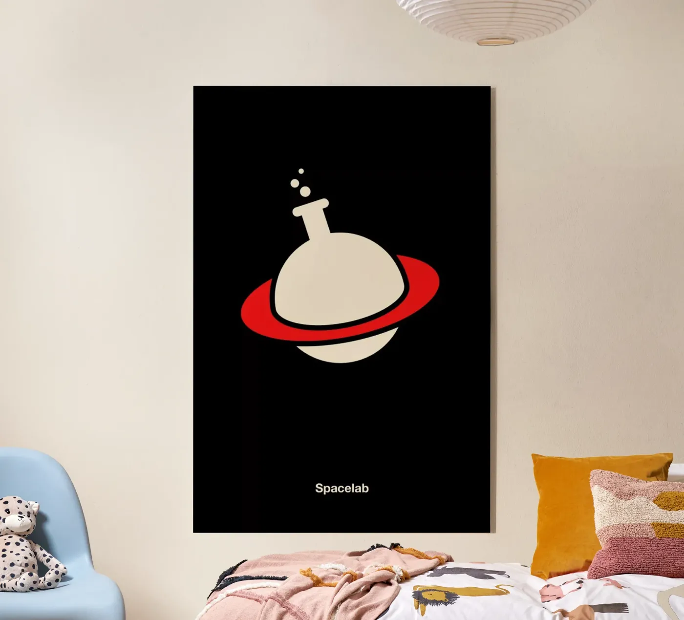 Spacelab acryl van Viktor Hertz