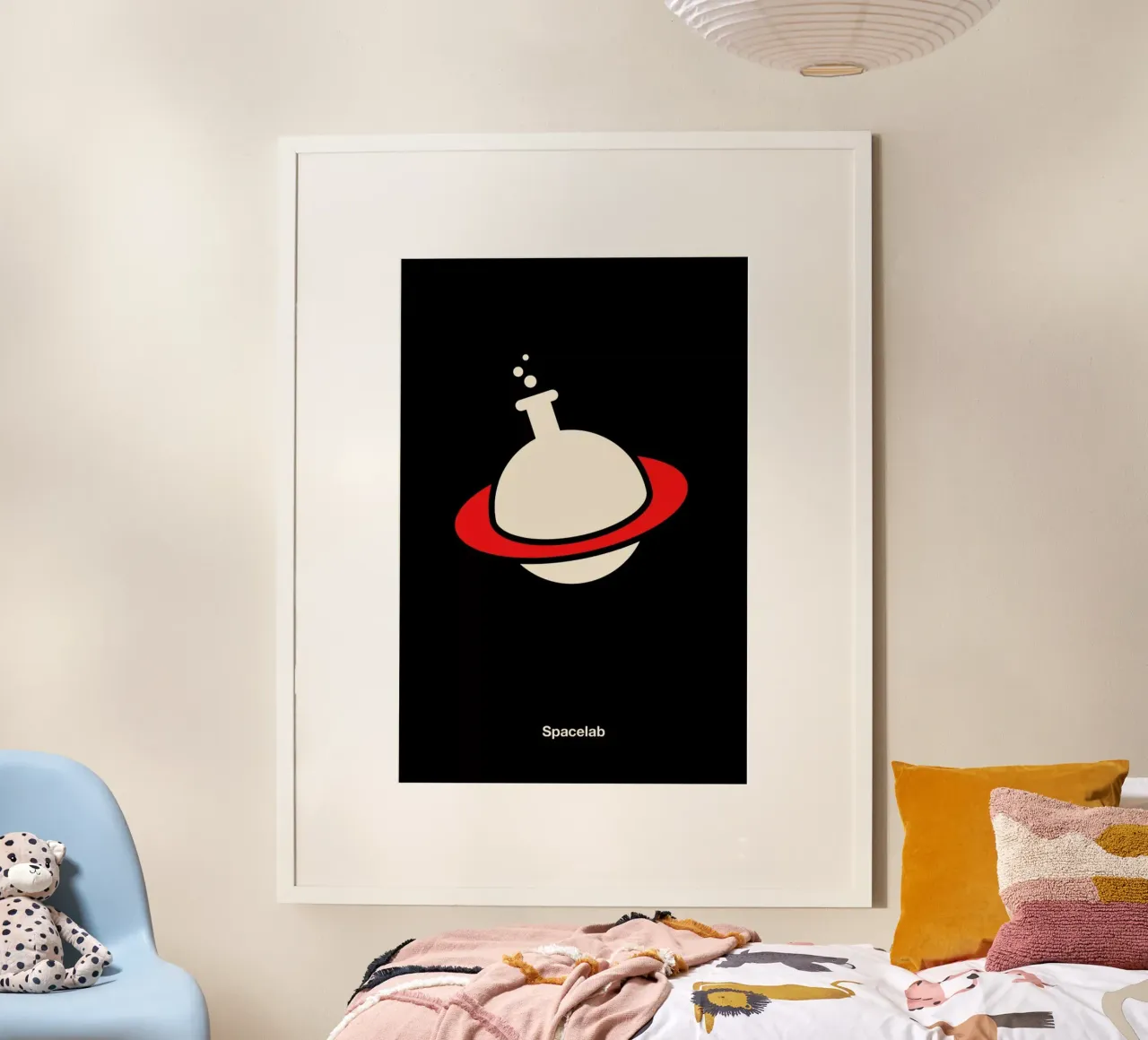Spacelab poster con telaio in legno da Viktor Hertz