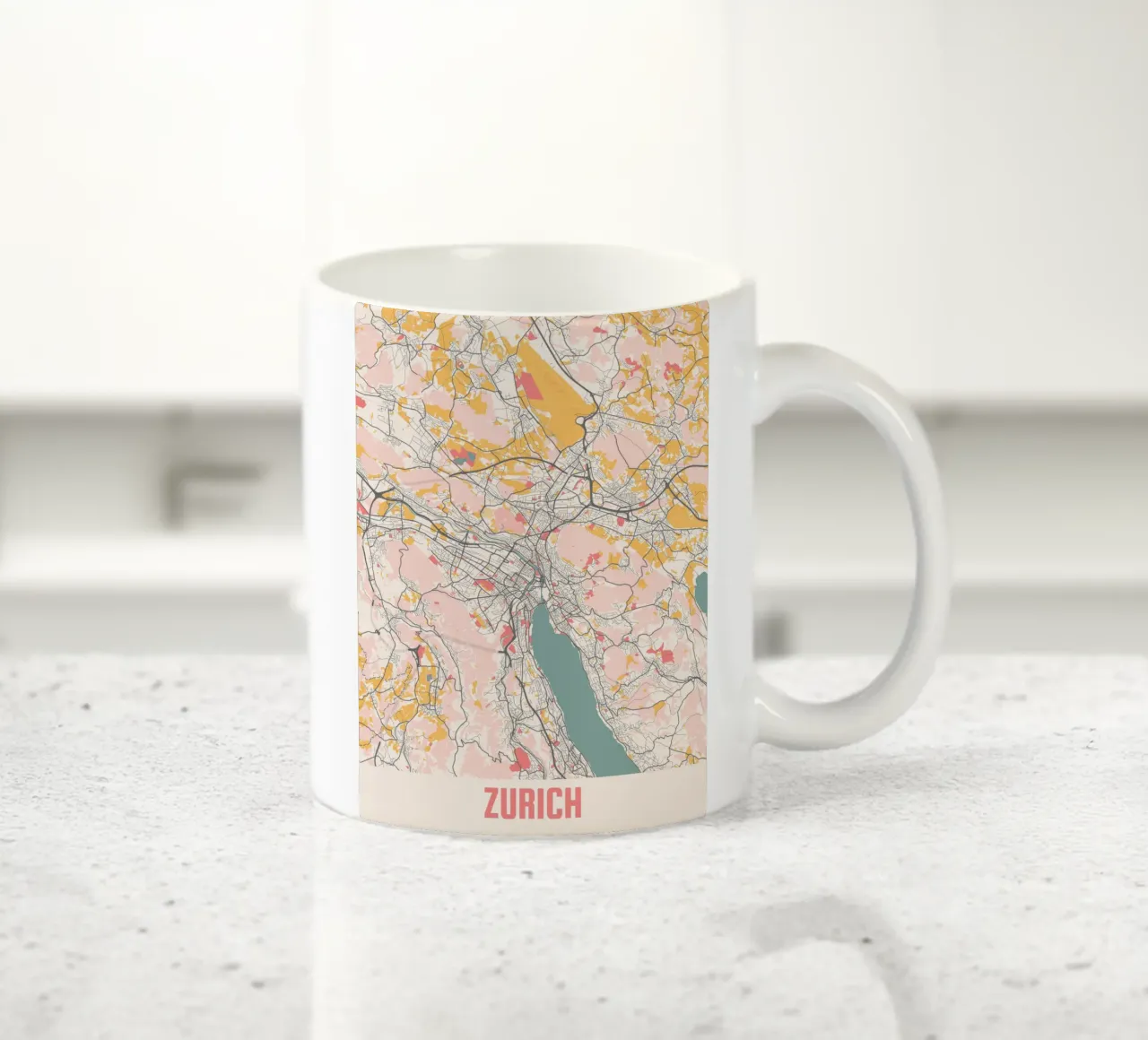 ZURICH Keramik Tasse von Travelstudio