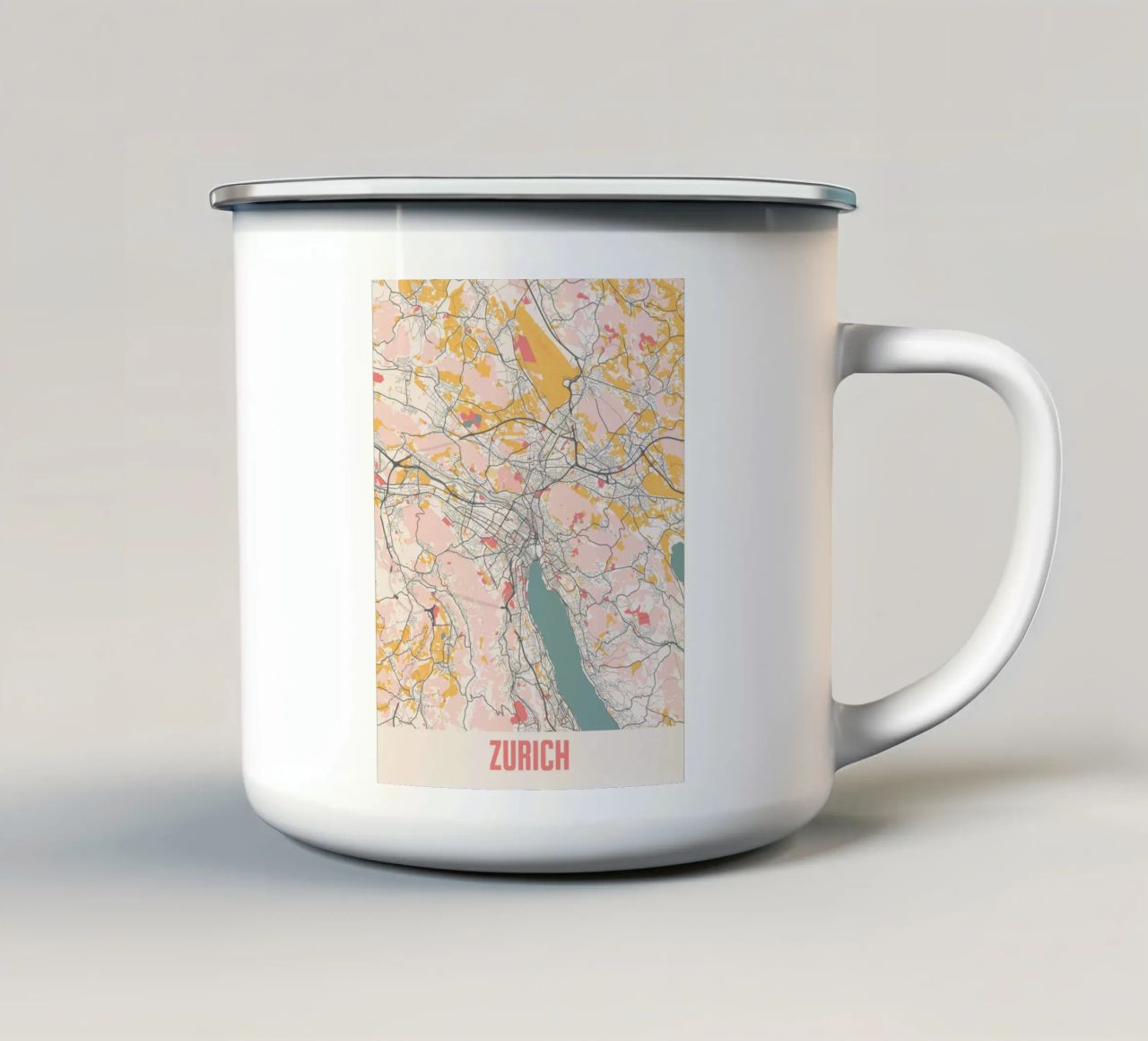 ZURICH tazza in smalto da Travelstudio