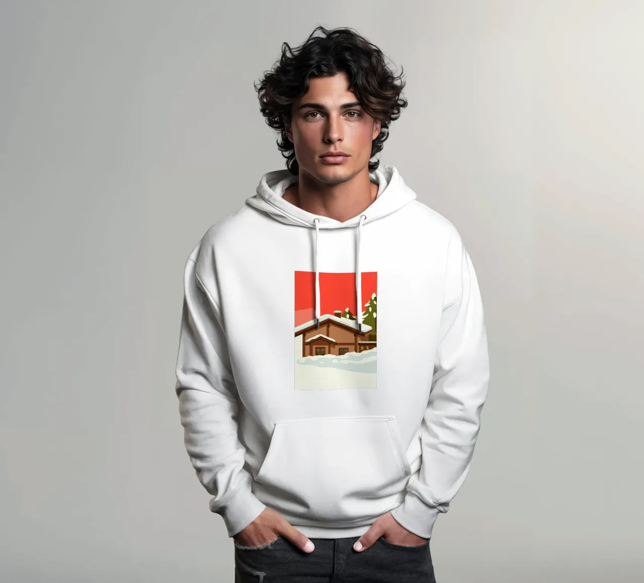 Cabina invernale felpa con cappuccio da Seren Liodra