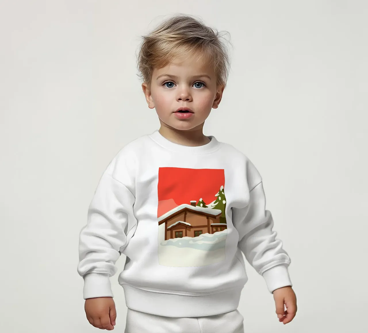 Cabina invernale felpa neonato da Seren Liodra