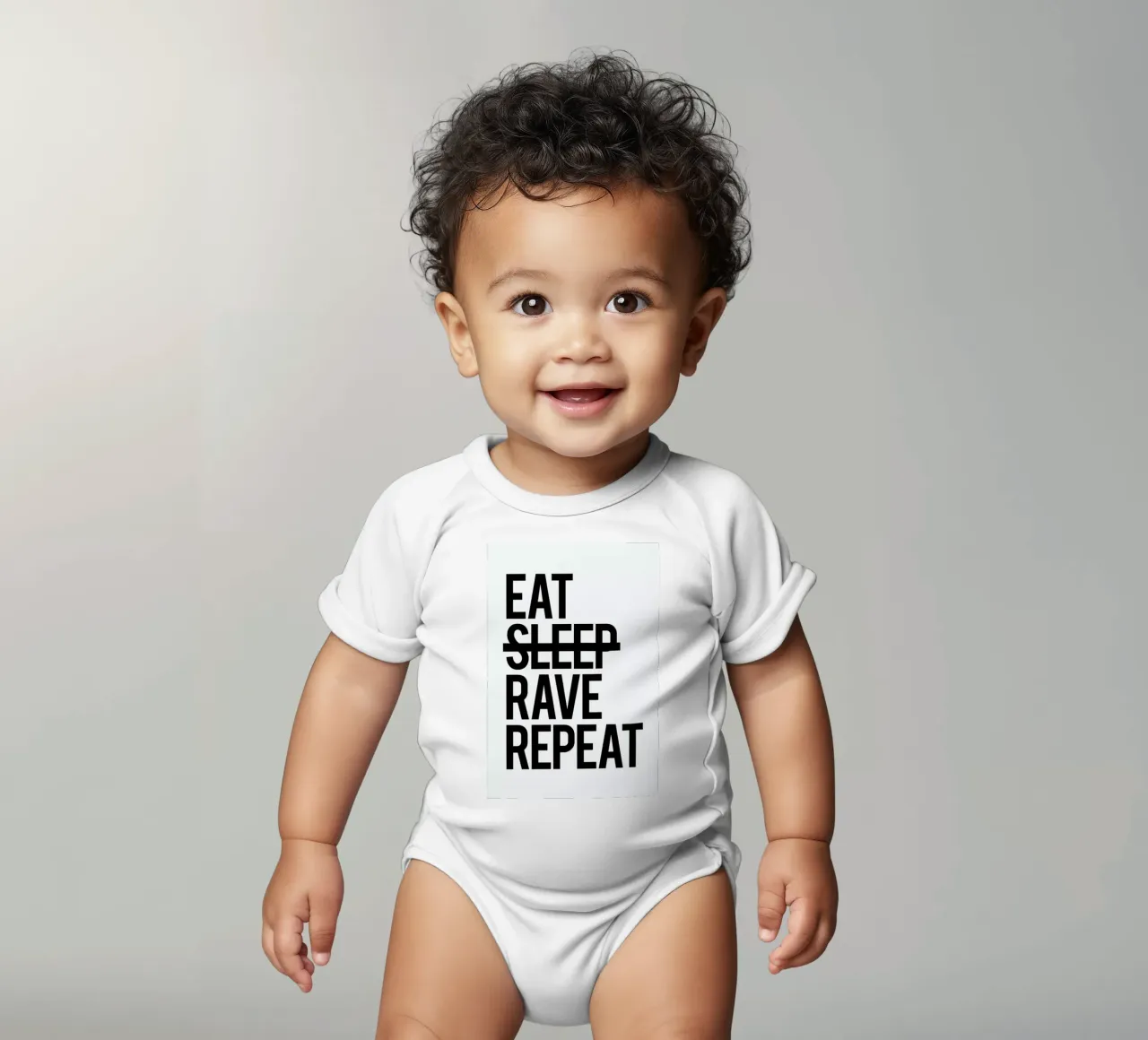 Repeat body neonato maniche corte da Studio One