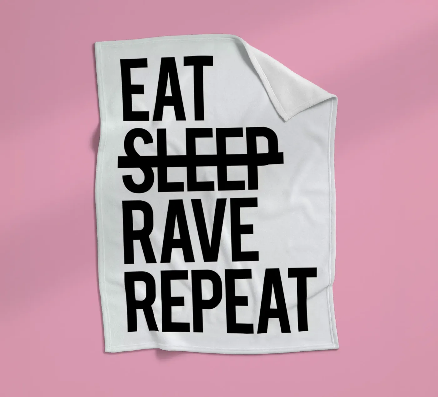 Repeat fleece blanket by Studio One