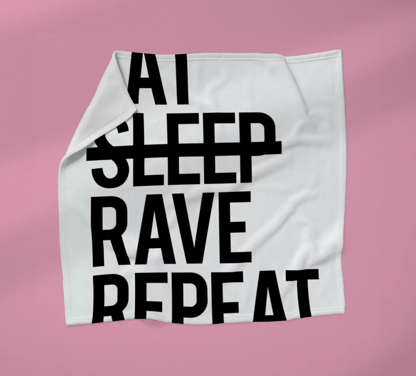 Repeat fleece blanket by Studio One