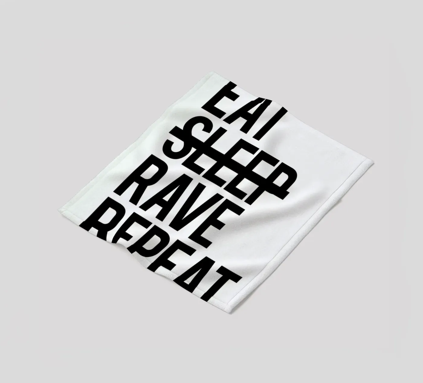 Repeat fleece blanket by Studio One
