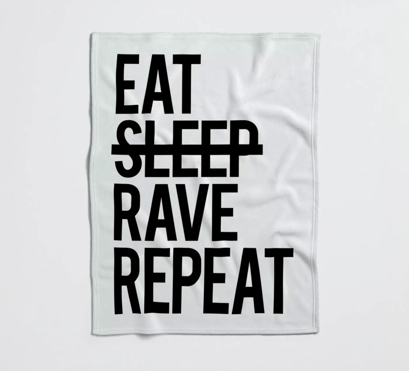 Repeat fleece blanket by Studio One
