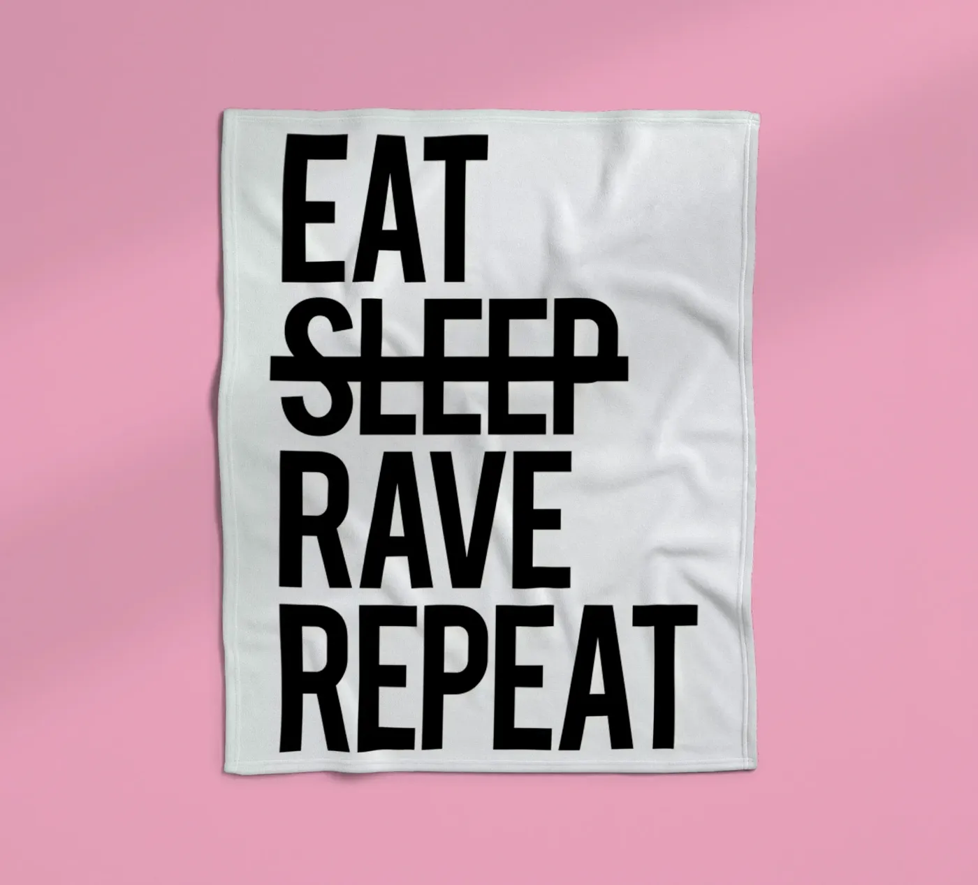 Repeat fleece blanket by Studio One