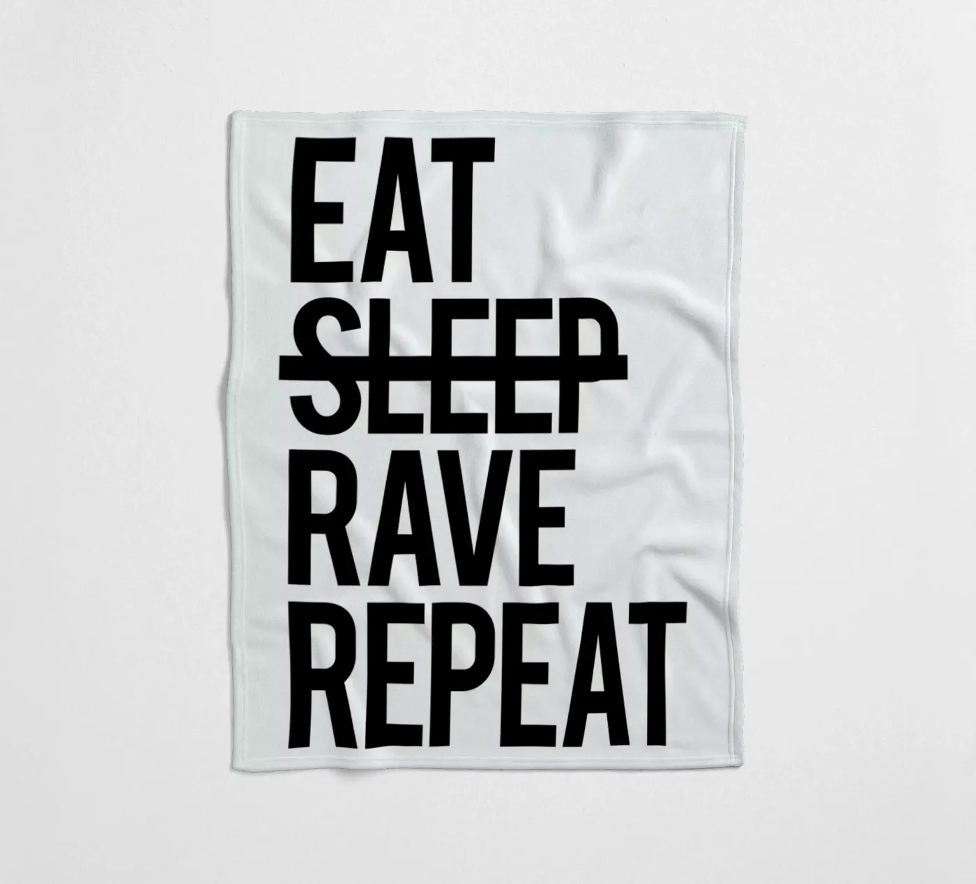 Repeat fleece blanket by Studio One